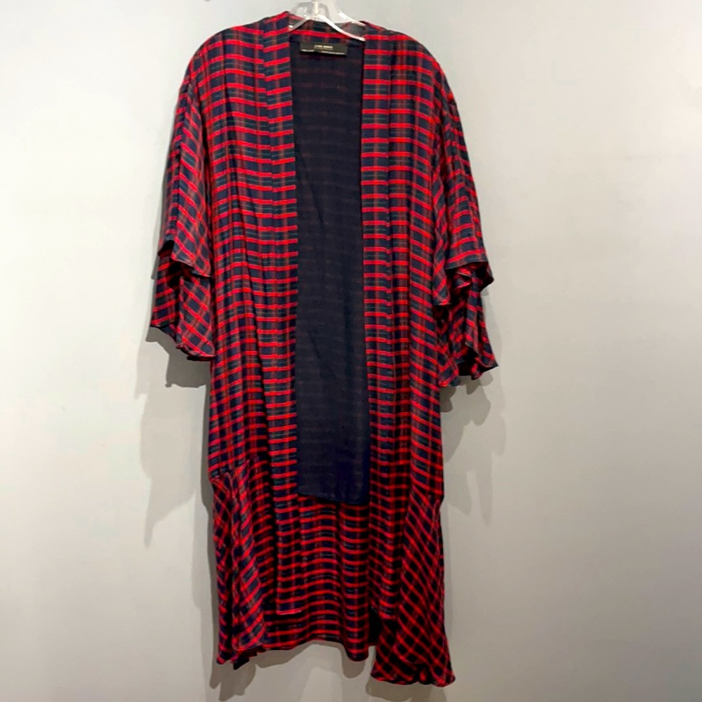 Plaid cape